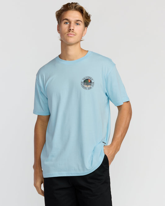 Palm Beach Ca Premium Short Sleeve T-Shirt - Coastal Blue