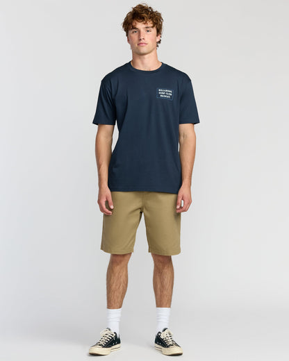 Wave Hi Premium Short Sleeve T-Shirt - Navy