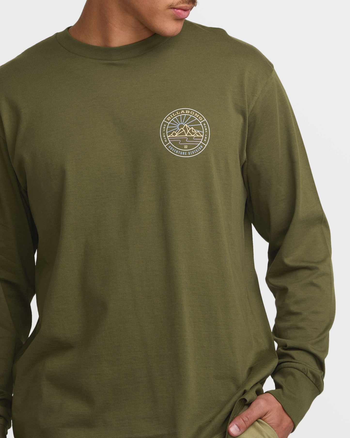 Rockies A/Div Long Sleeve Tee - Olive