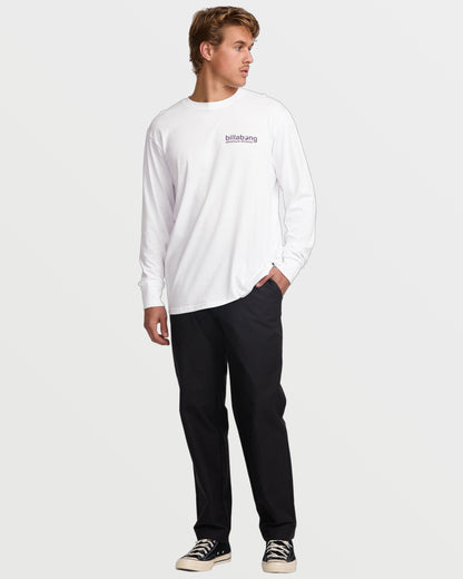 Grow A/Div Long Sleeve Tee - White