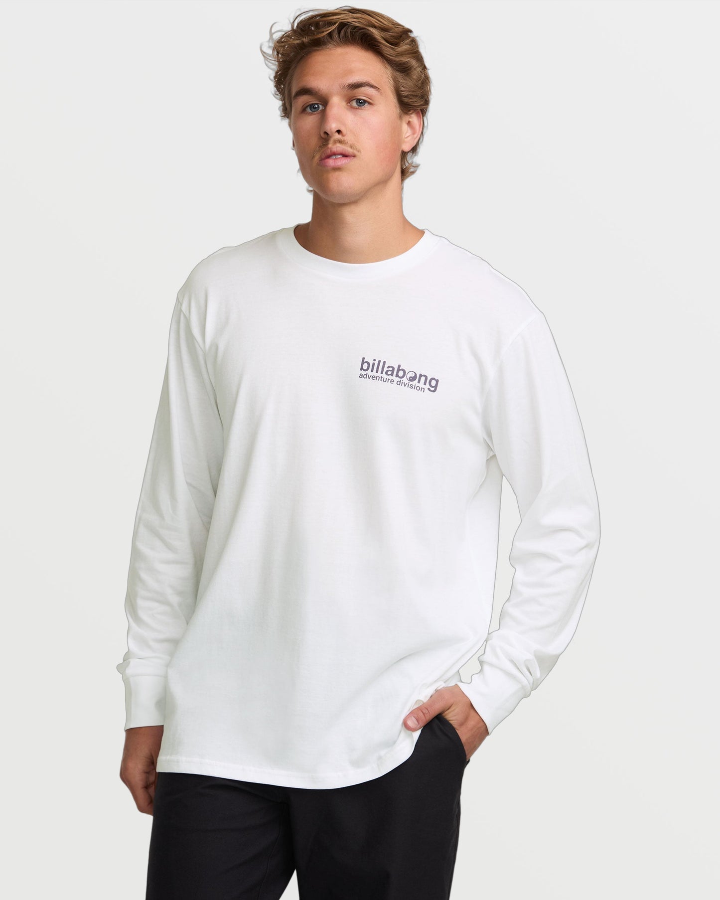 Grow A/Div Long Sleeve Tee - White