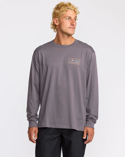 Range A/Div Long Sleeve T-Shirt - Grey Violet