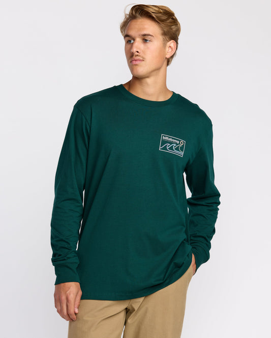 Range A/Div Long Sleeve T-Shirt - Spruce Green