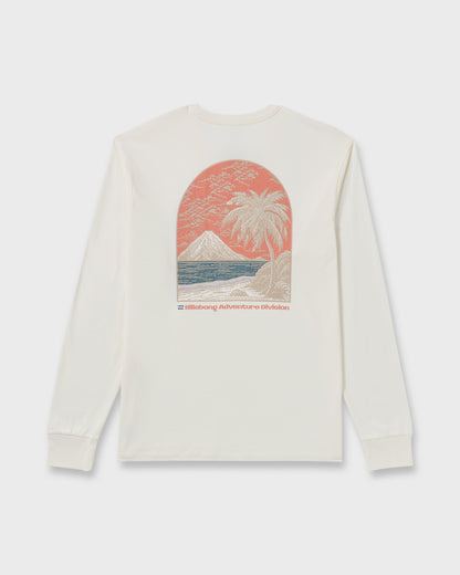 Coastal Range A/Div Long Sleeve T-Shirt - Off White