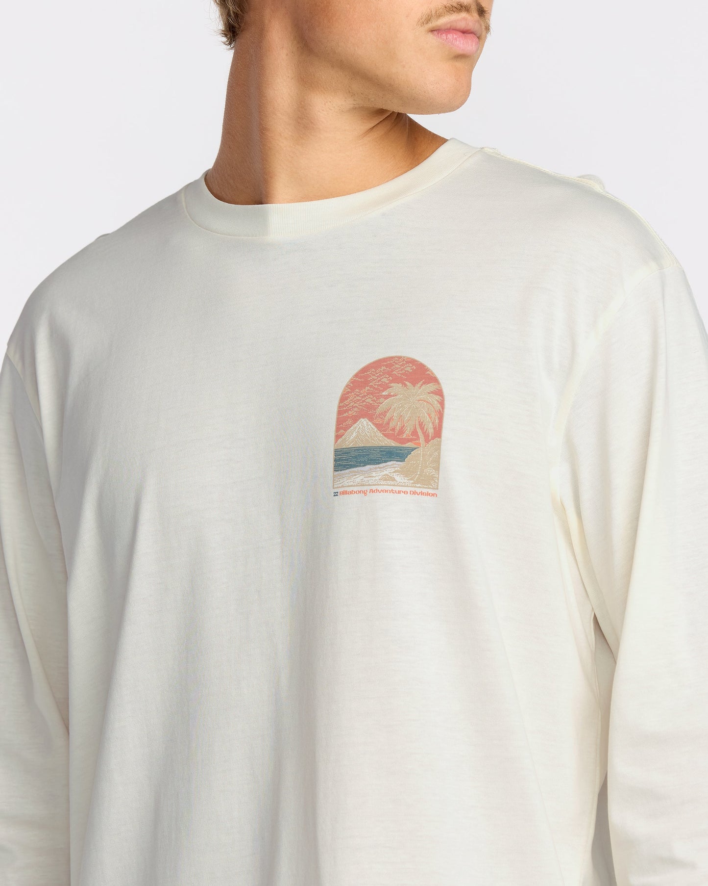 Coastal Range A/Div Long Sleeve T-Shirt - Off White