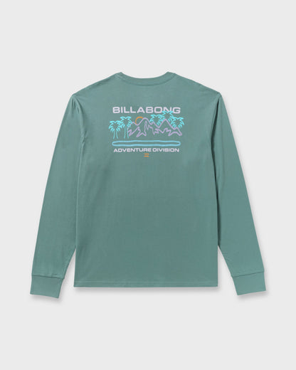 Coastal Range A/Div Long Sleeve T-Shirt - Sea Blue
