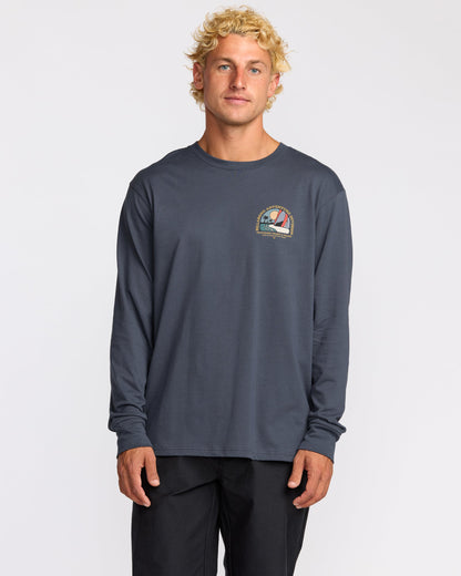 Sundown A/Div Long Sleeve T-Shirt - Midnight Blue
