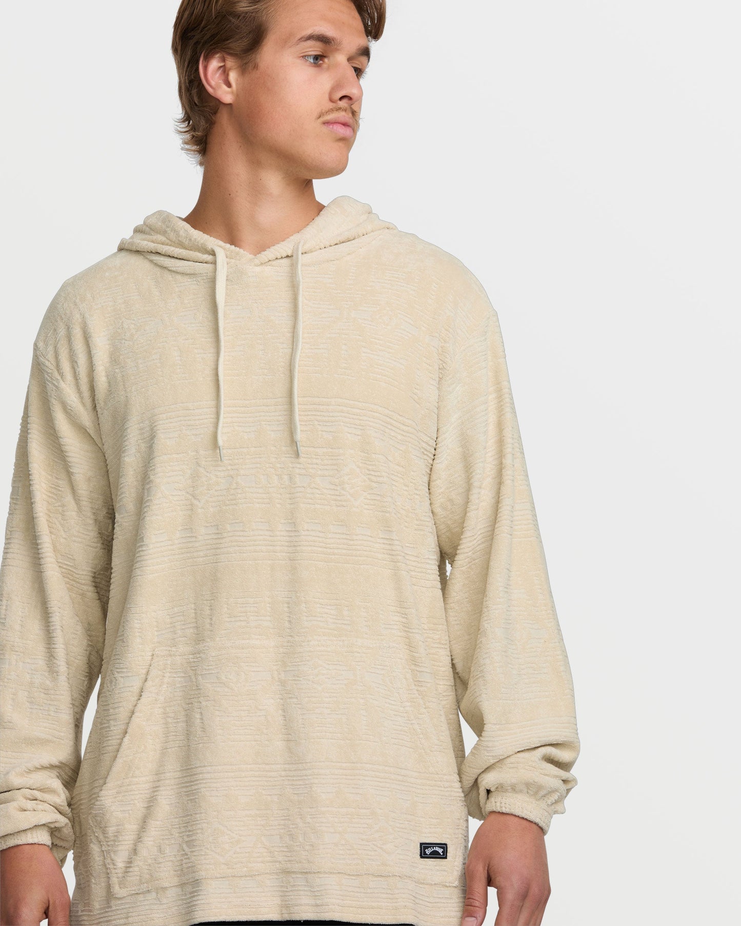 Flecker Jacquard Pullover Sweatshirt - Chino