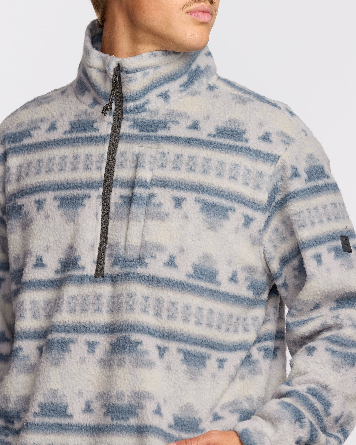 Boundary Mock Sweatshirt - Alloy