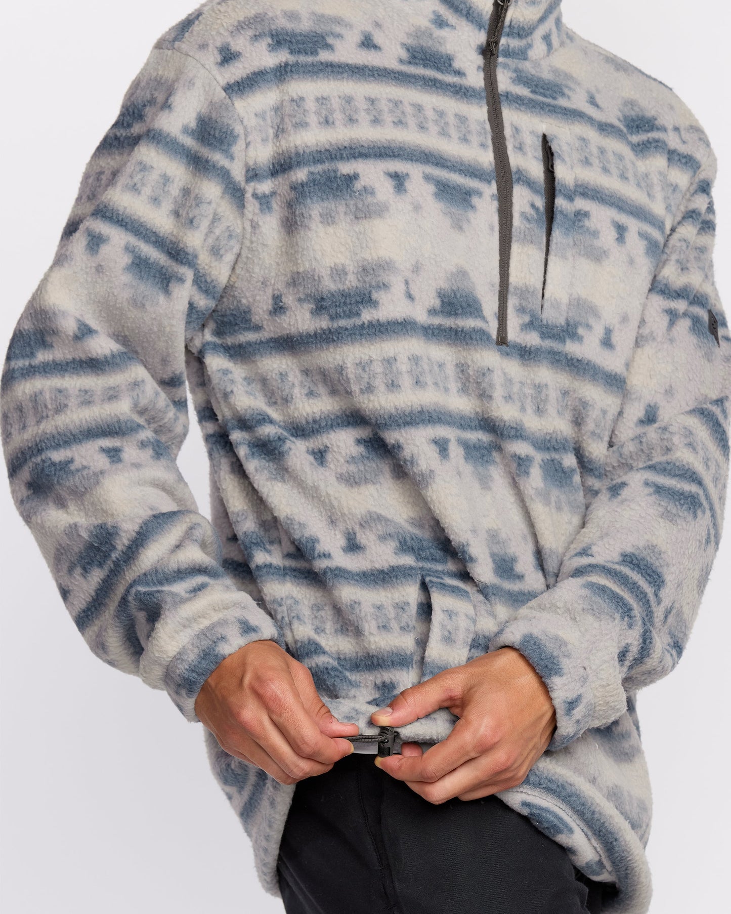 Boundary Mock Sweatshirt - Alloy