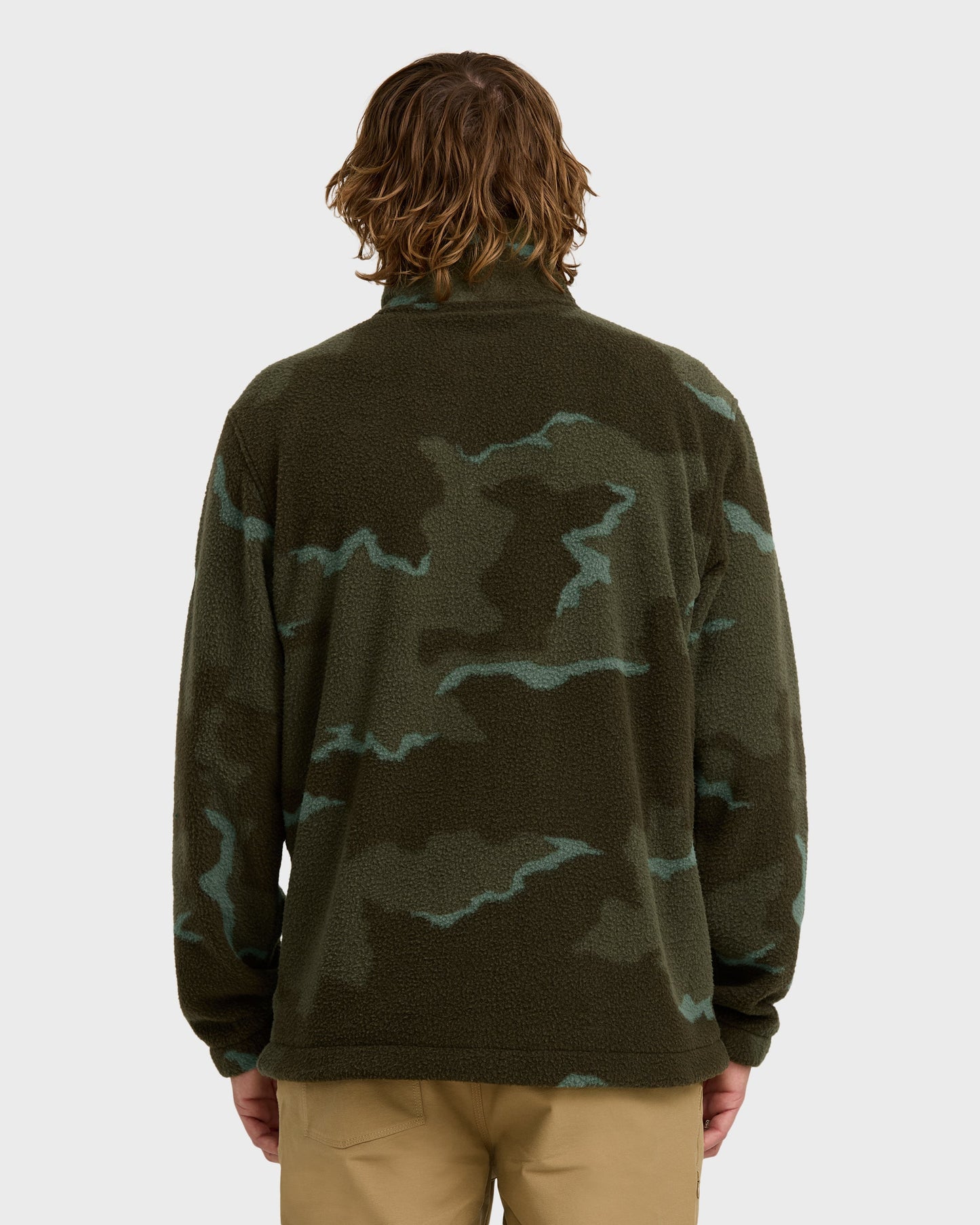 Boundary Mock Sweatshirt - Military Camo
