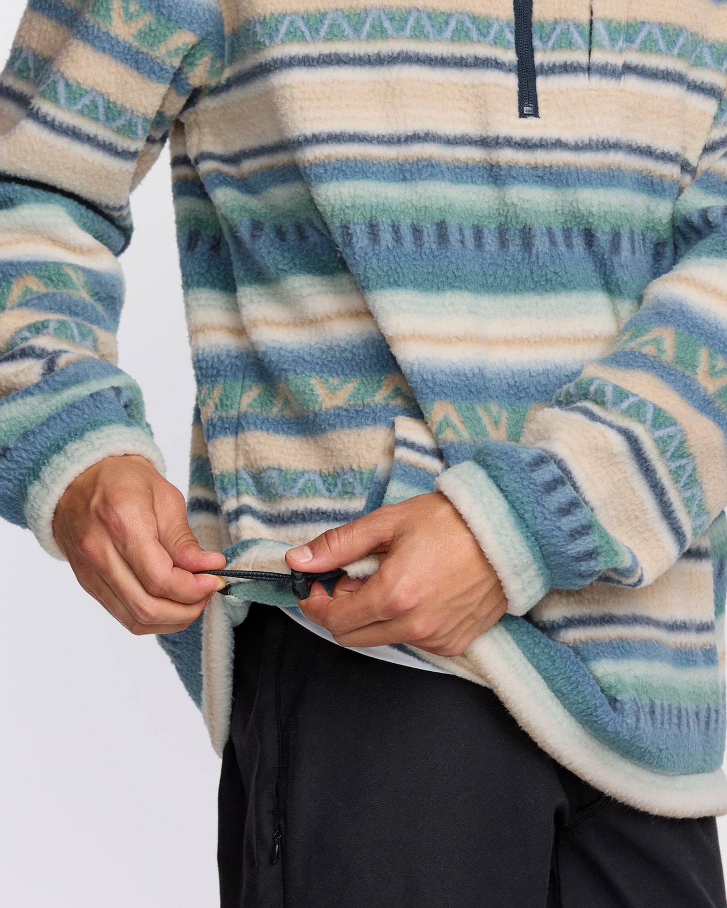 Boundary Mock Sweatshirt - Silver Birch