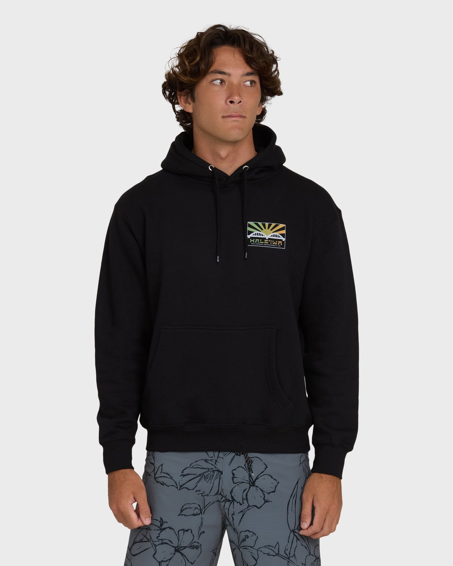 Haleiwa rising sun fleece - Black