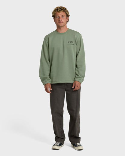 Compass Crew Sweatshirt - Sage