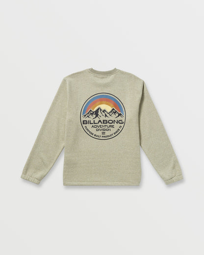 Compass Crew Sweatshirt - Sage Heather