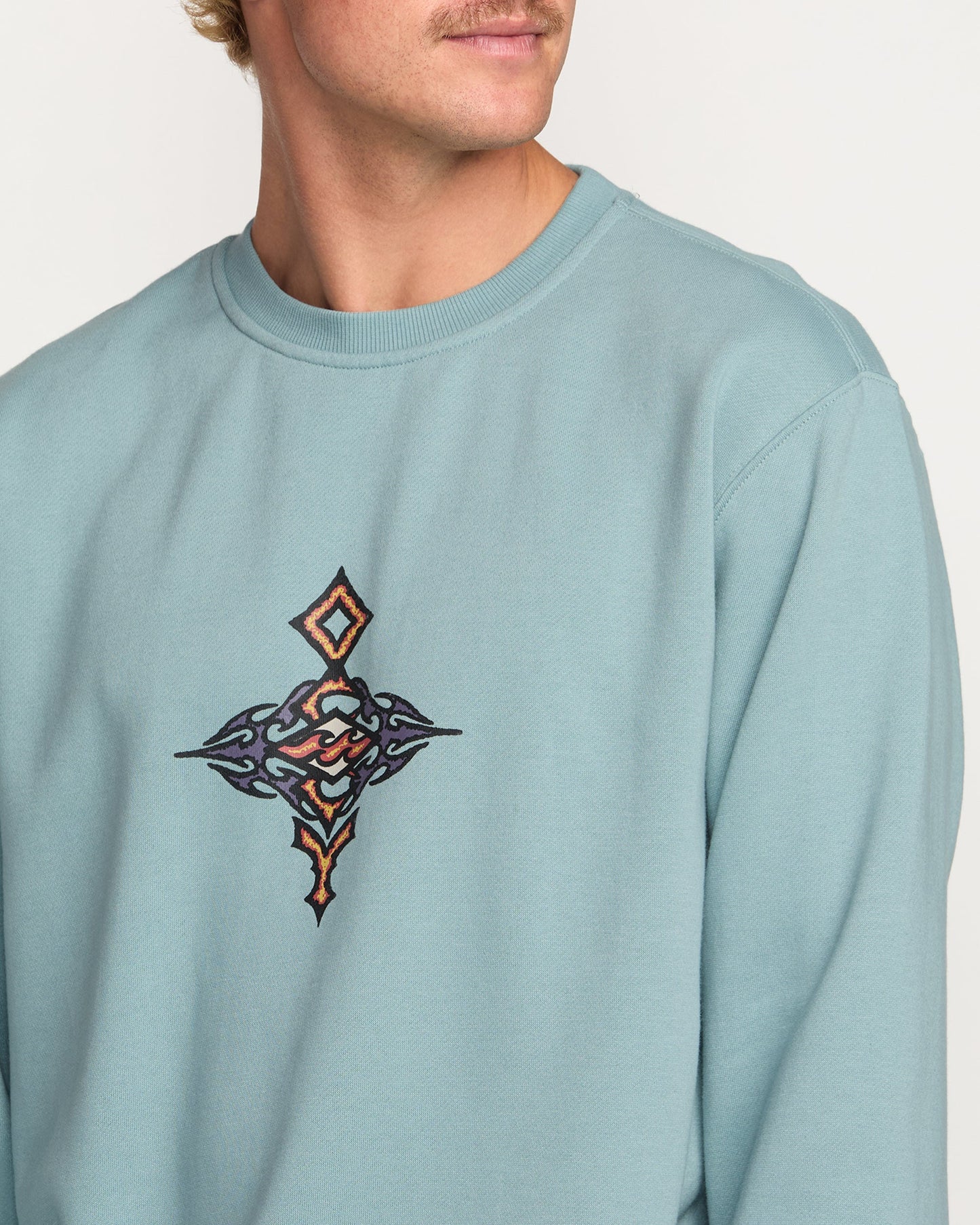 Occy Crew Sweatshirt - Cloud Blue