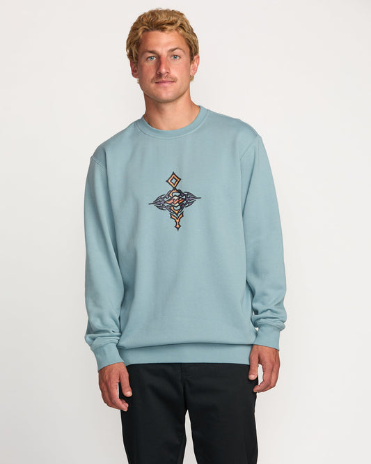 Occy Crew Sweatshirt - Cloud Blue