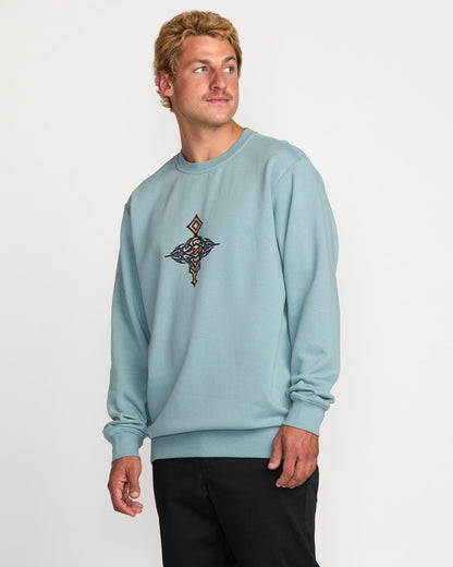 Occy Crew Sweatshirt - Cloud Blue