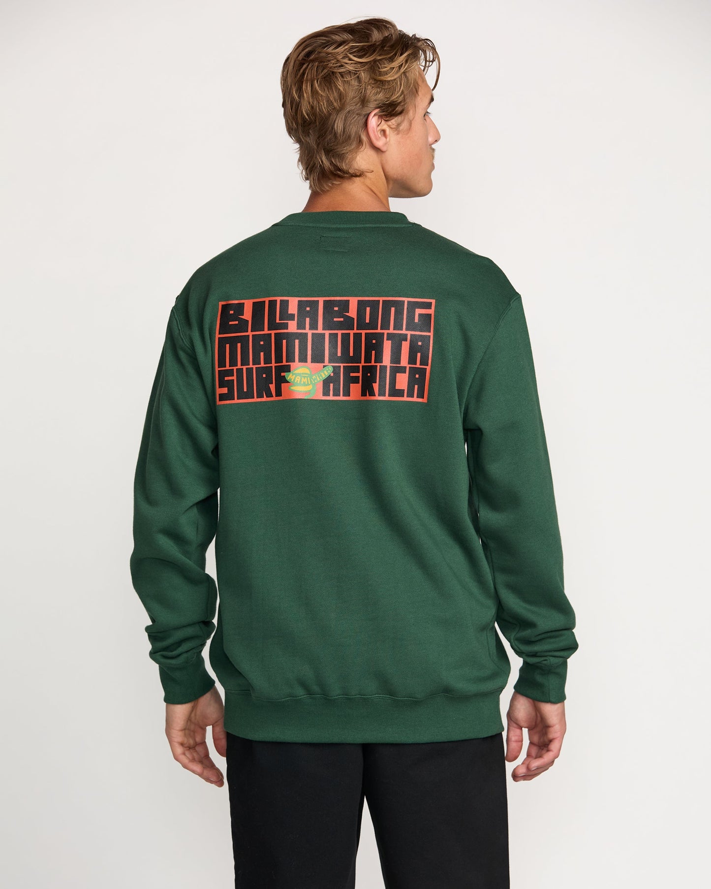Billabong x Mami Wata Surf Africa Crew Sweatshirt - Forest