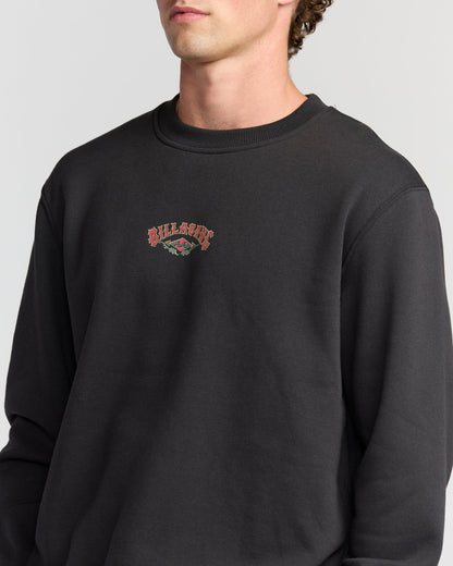 Short Sands Crewneck Sweatshirt - Washed Black