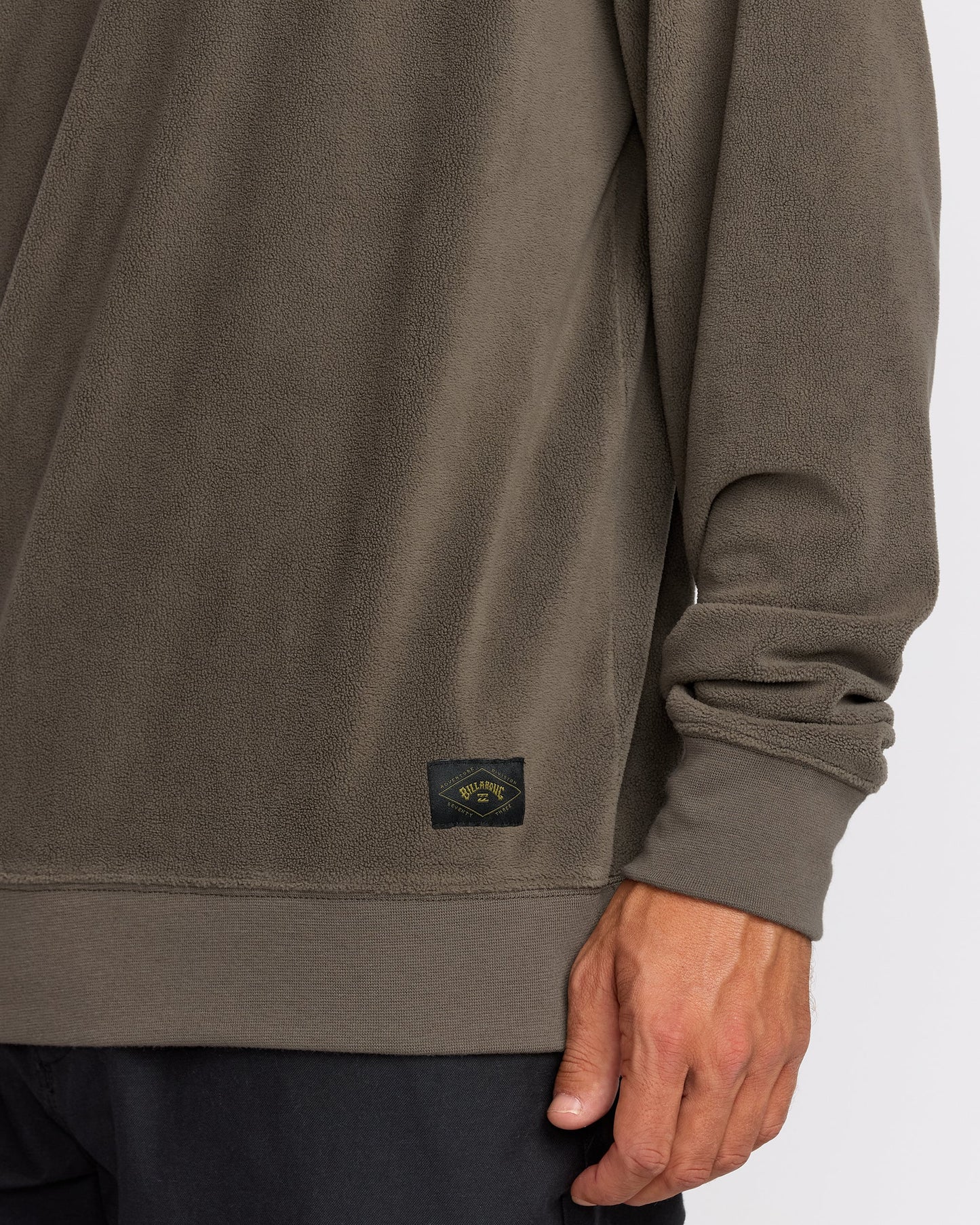 Torched Crewneck Sweatshirt - Brown