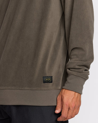 Torched Crewneck Sweatshirt - Brown