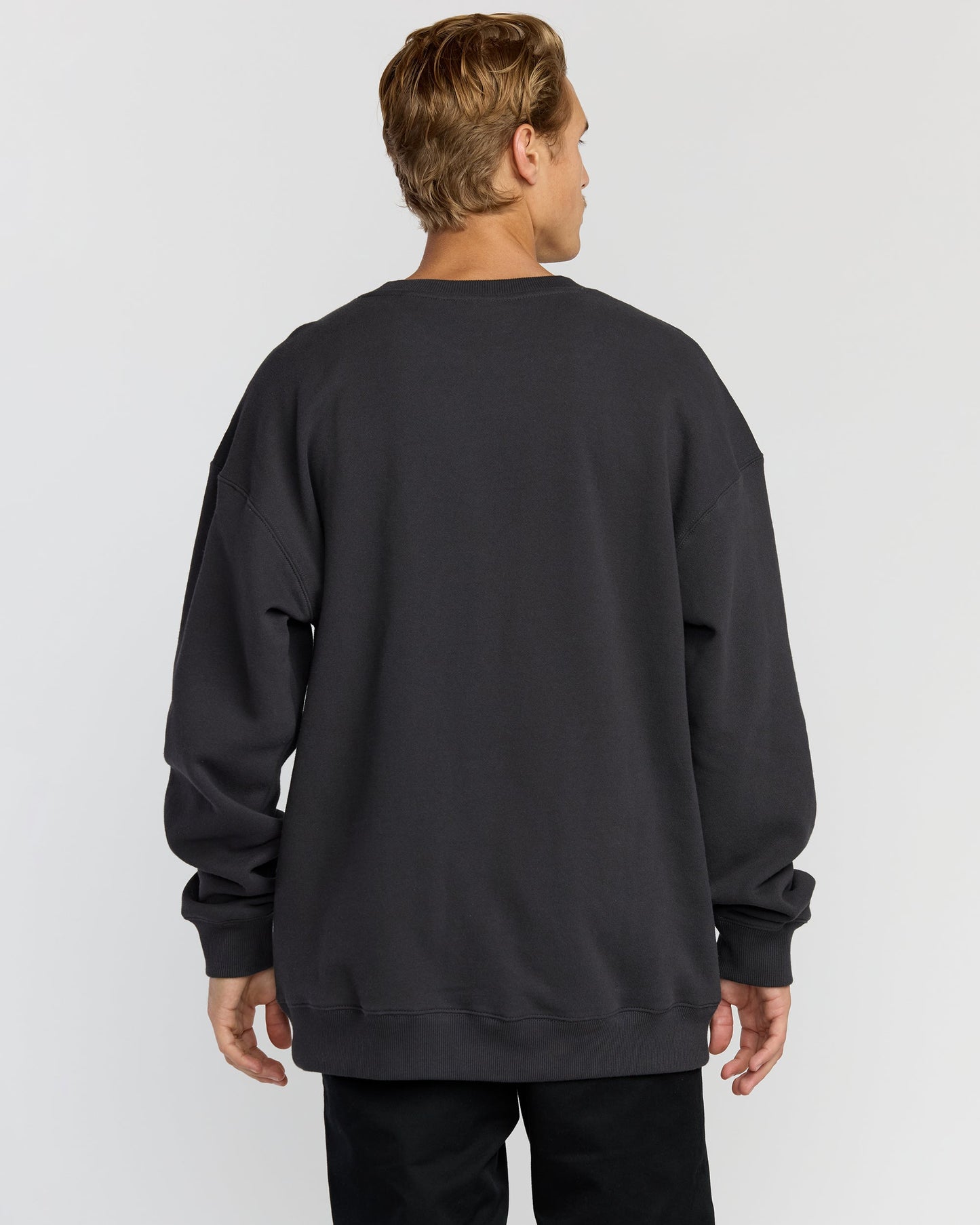 Iconic Emboss Crewneck Sweatshirt - Black