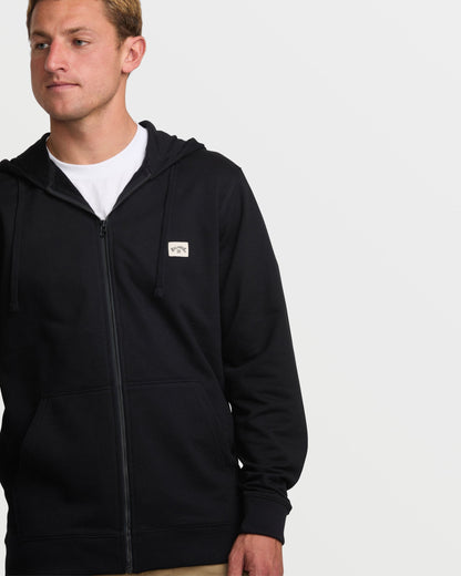 All Day Zip Sweatshirt - Black