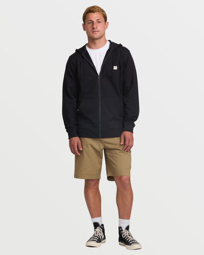 All Day Zip Sweatshirt - Black