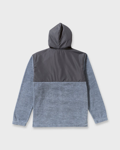 Boundary Lite Zip Sweatshirt - Steel Blue