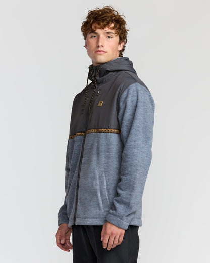 Boundary Lite Zip Sweatshirt - Steel Blue