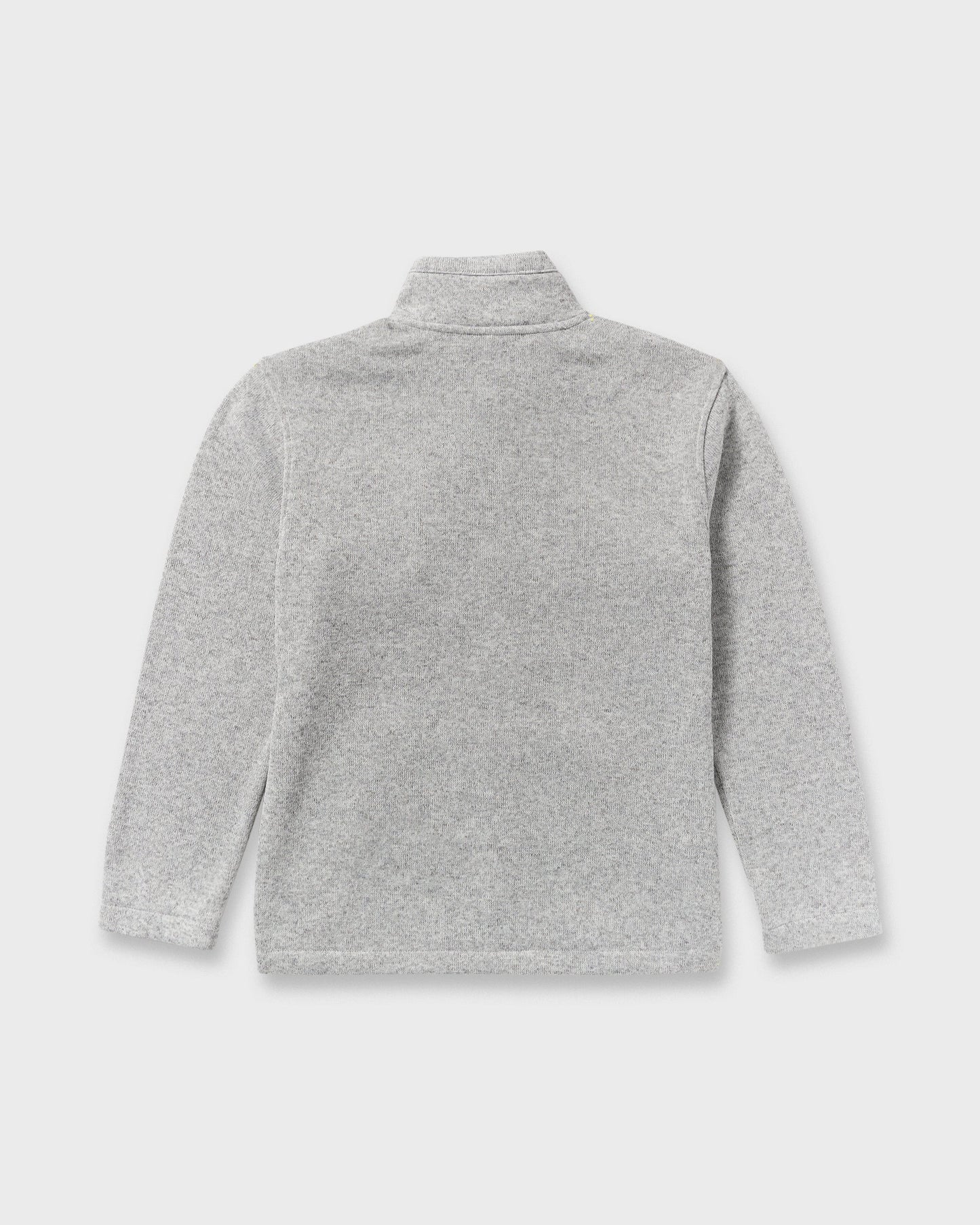 Boundary Mock Neck Zip Sweatshirt - Grey Htr