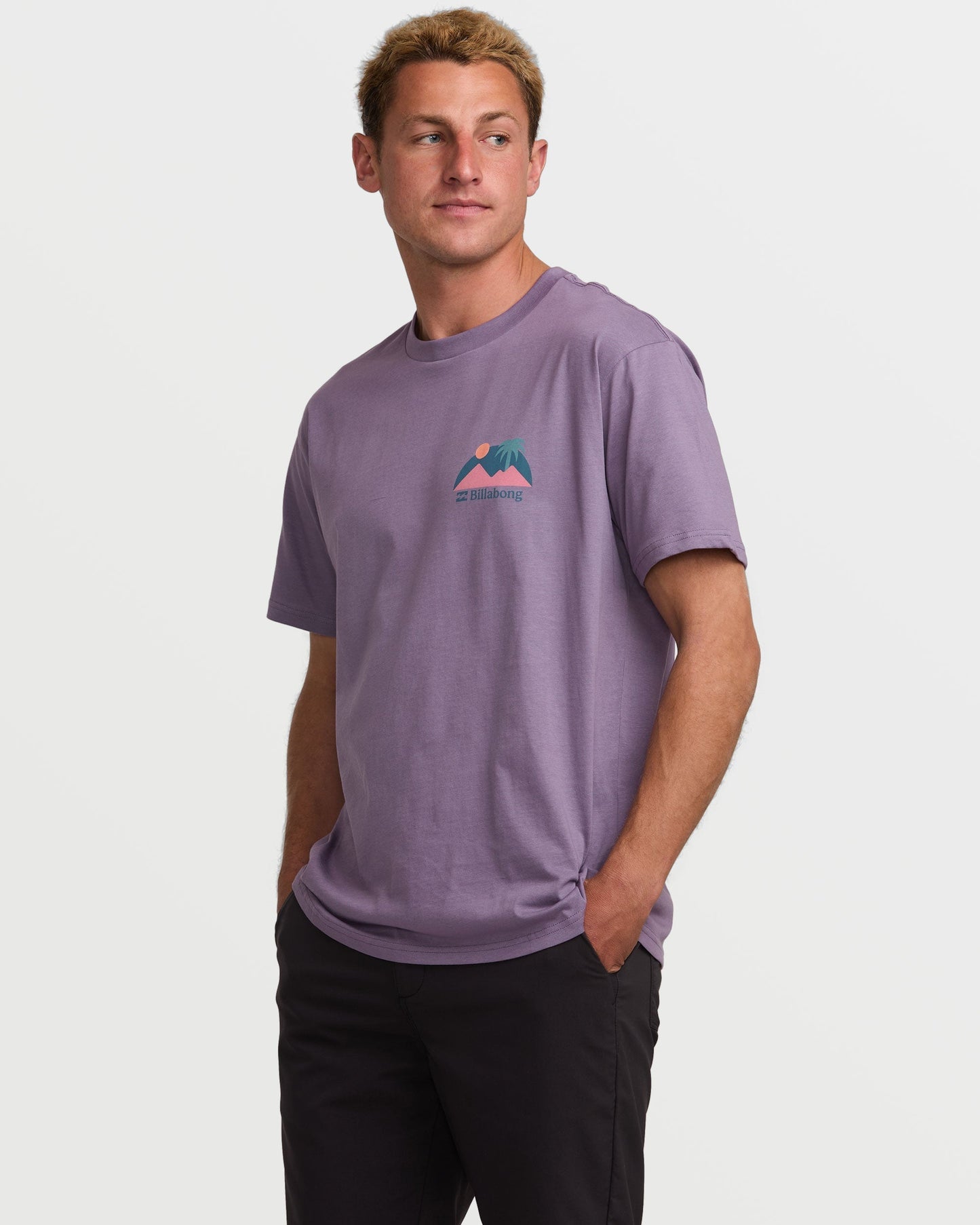 Sun Down A/Div Tee - Lavender