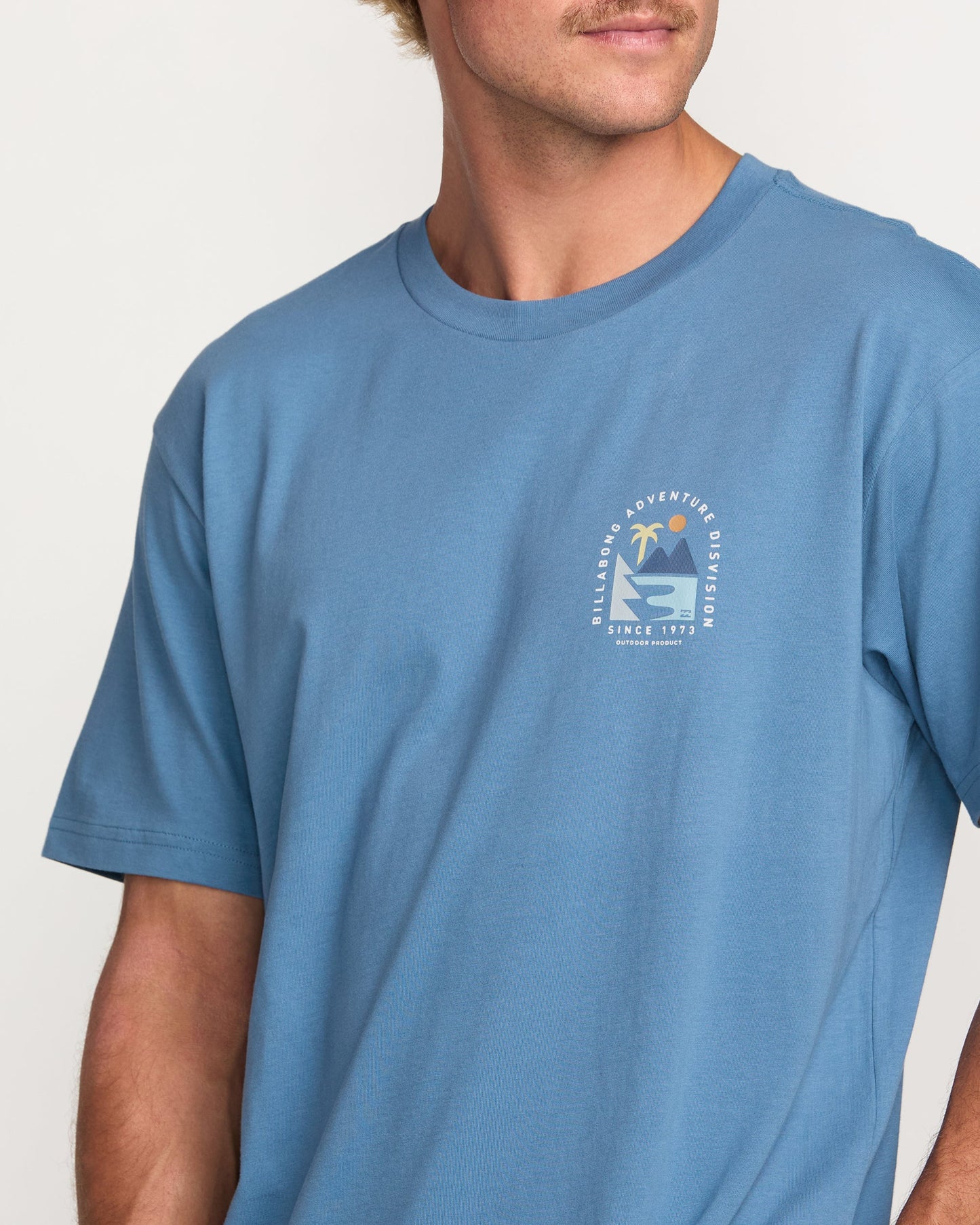 Sundown A/Div Tee - Carolina Blue