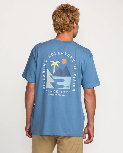 Sundown A/Div Tee - Carolina Blue