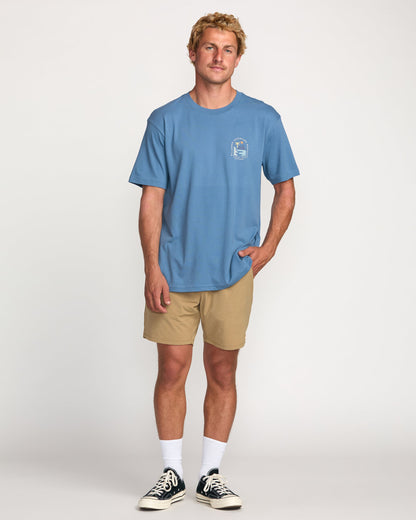 Sundown A/Div Tee - Carolina Blue