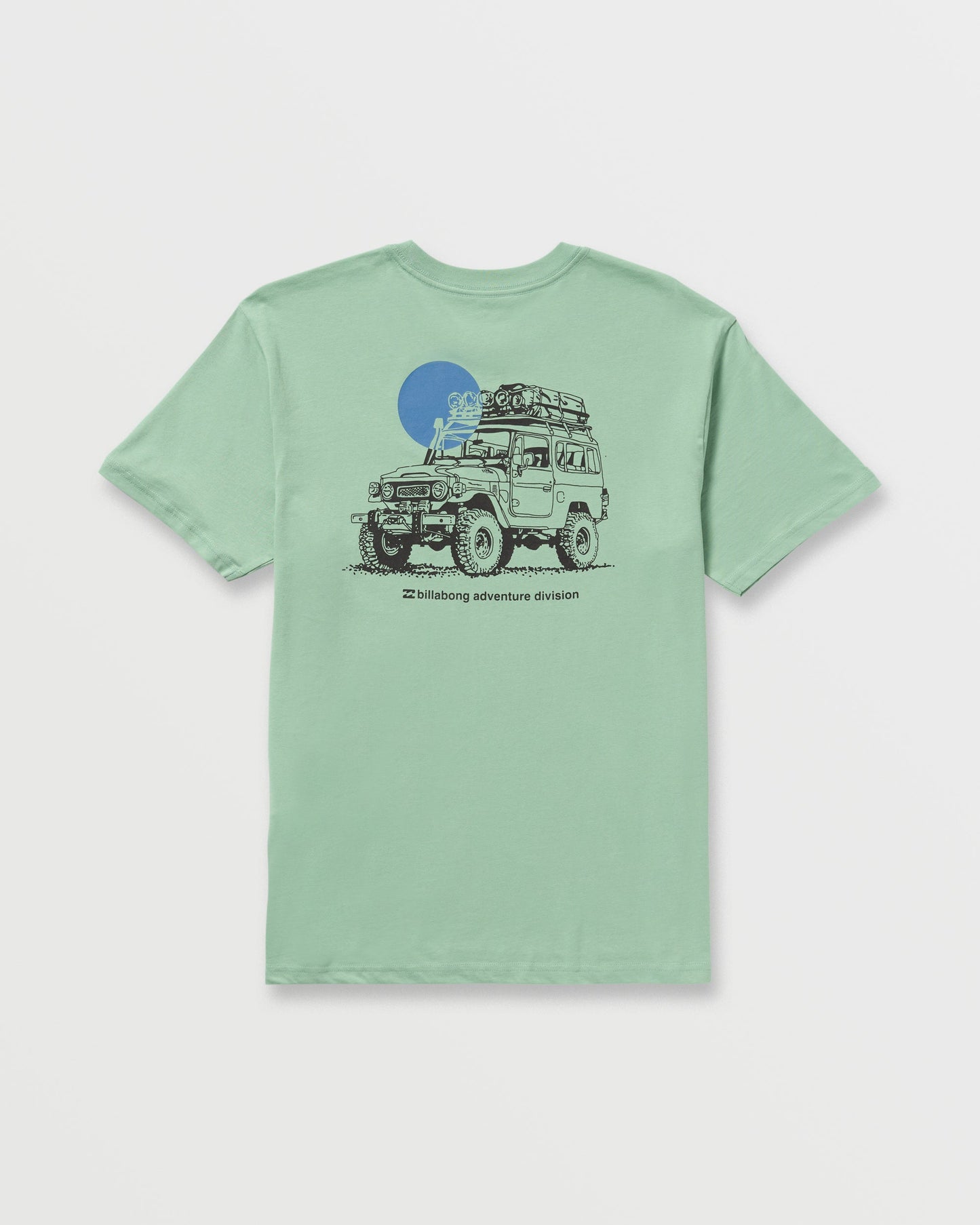 Making Tracks A/Div Tee - Mist Green
