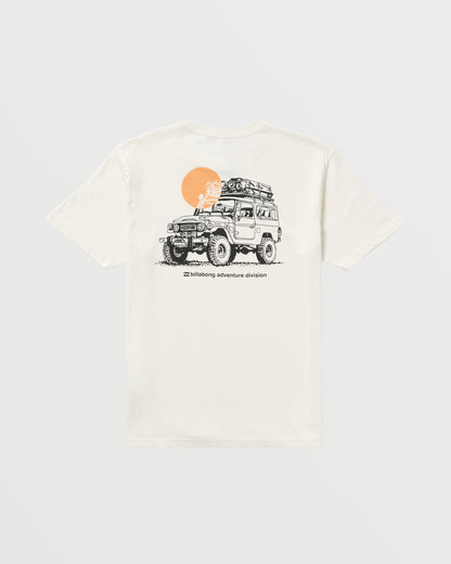 Making Tracks A/Div Tee - Off White