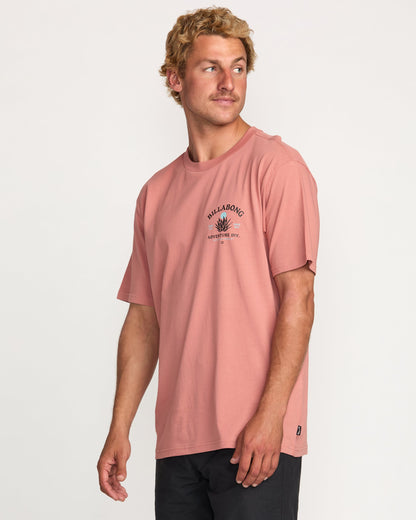 A/Div Agave Tee - Dusty Rose