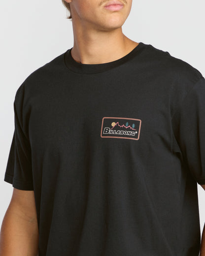Range A/Div Short Sleeve T-Shirt - Black