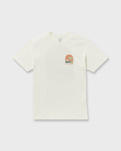 Coastal Range A/Div Short Sleeve T-Shirt - Off White