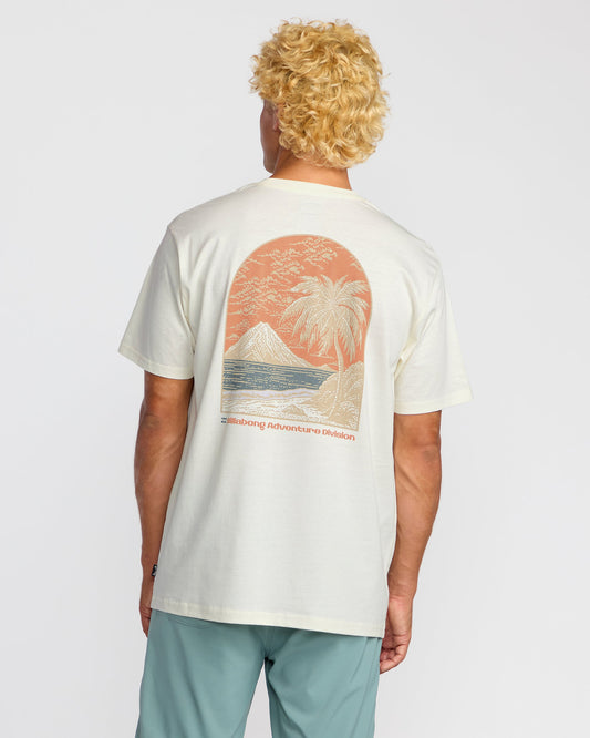 Coastal Range A/Div Short Sleeve T-Shirt - Off White