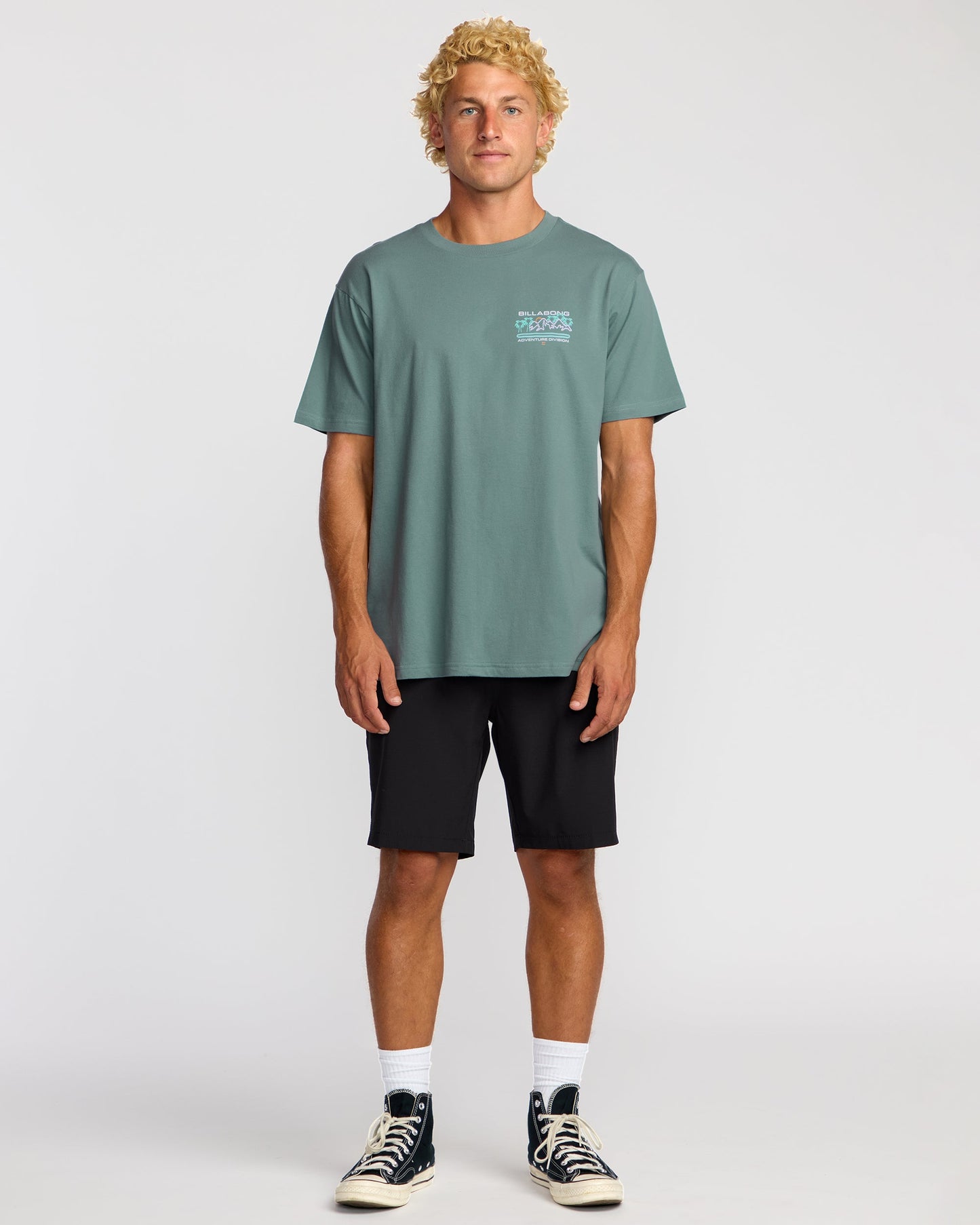 Coastal Range A/Div Short Sleeve T-Shirt - Sea Blue
