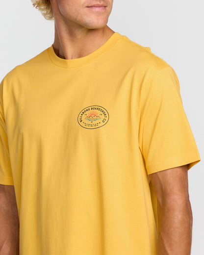 Sierras A/Div Short Sleeve T-Shirt - Dust Yellow