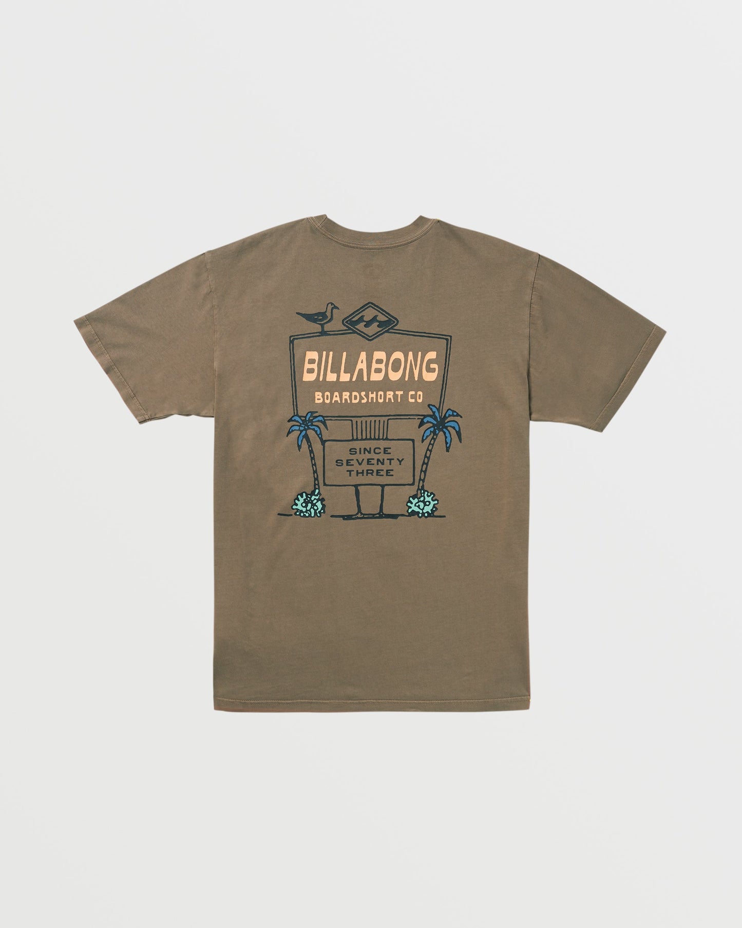No Vacancy Premium Wave Wash Tee - Brown