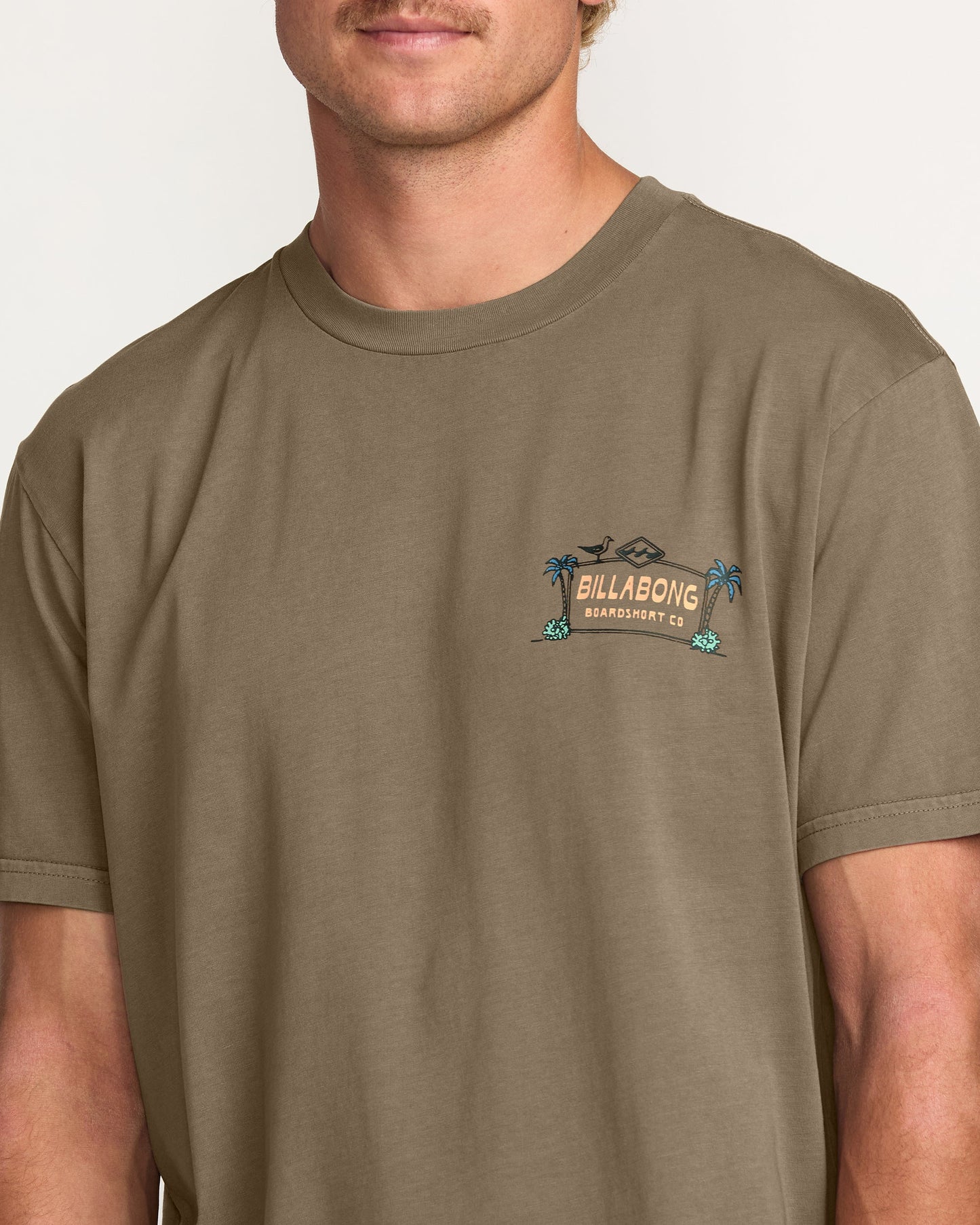 No Vacancy Premium Wave Wash Tee - Brown