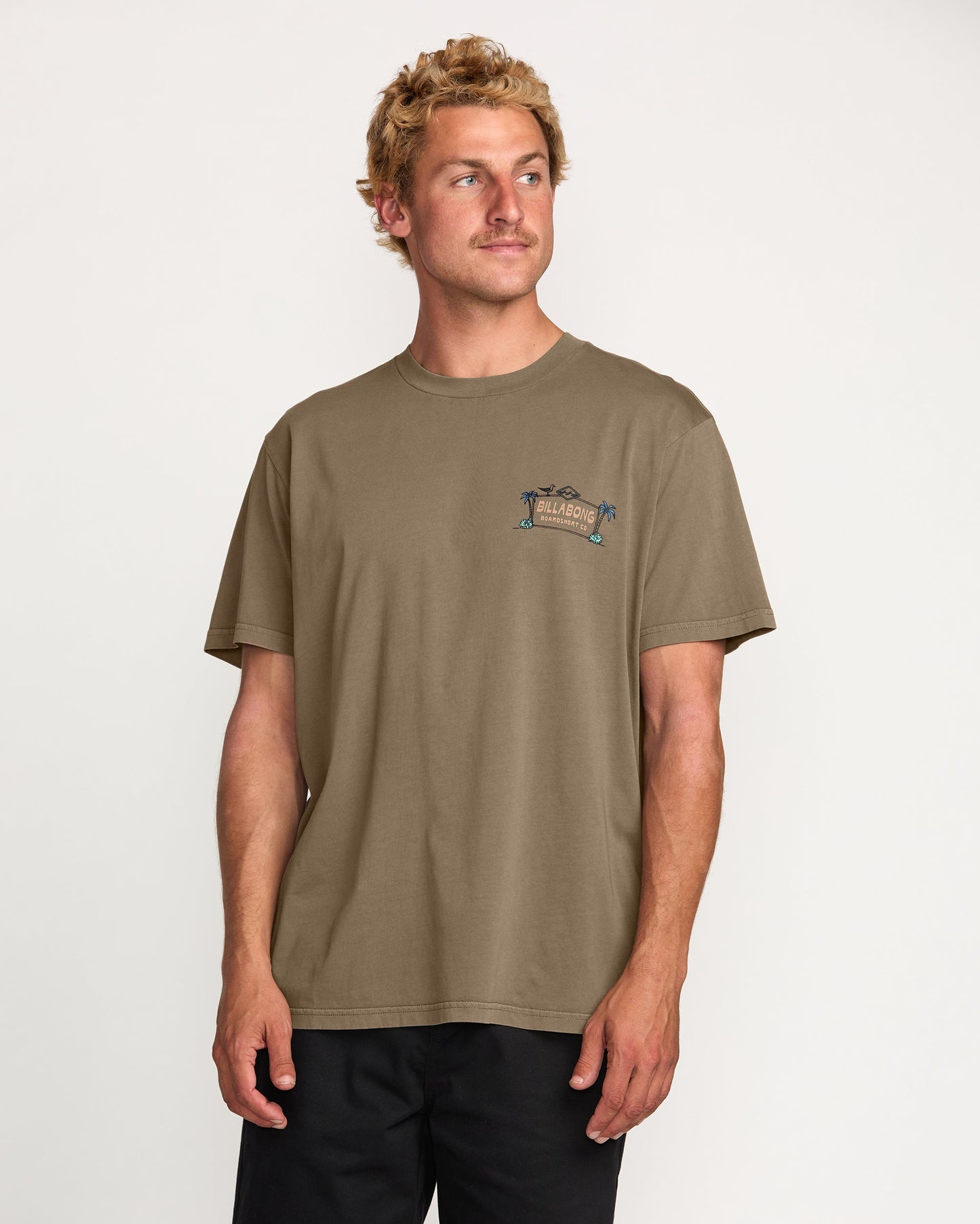 No Vacancy Premium Wave Wash Tee - Brown