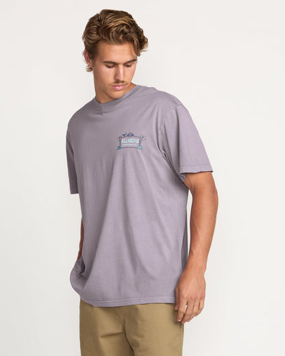 No Vacancy Premium Wave Wash Tee - Light Purple