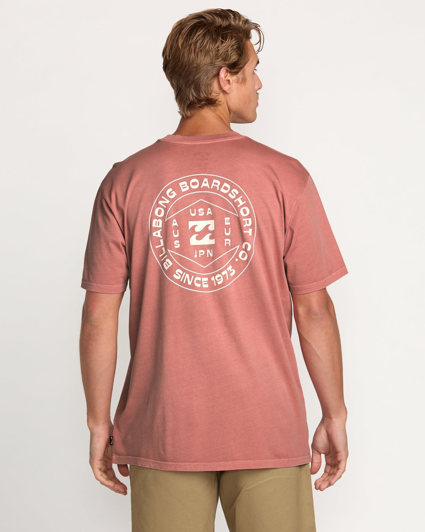 Rotation Premium Wave Wash Tee - Dusty Rose