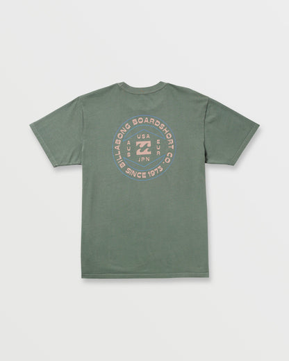 Rotation Premium Wave Wash Tee - Pine